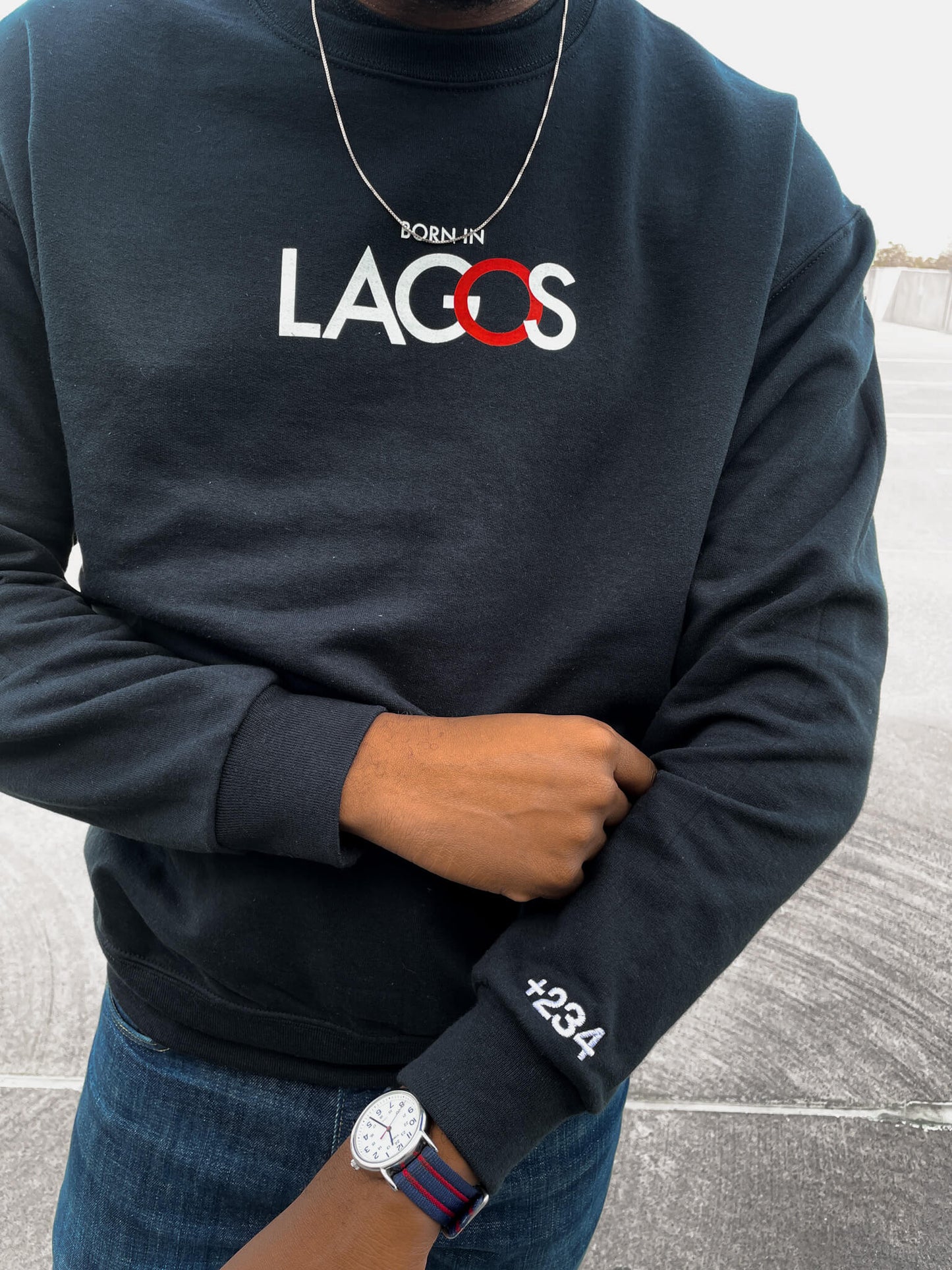 Born in Lagos Sweatshirt - Founder's Edition